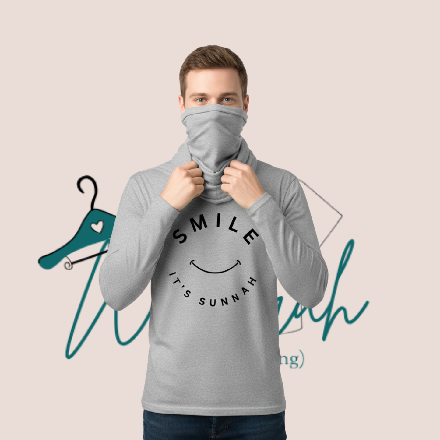 "Smile, It’s Sunnah " Full Sleeves Graphic Tee