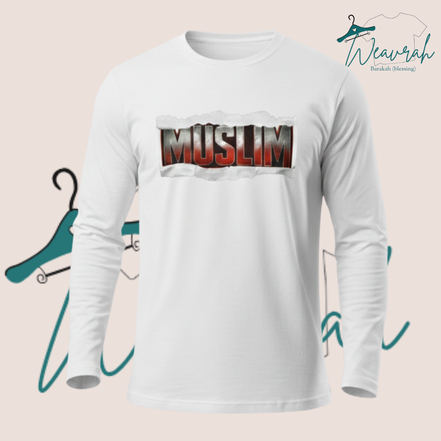 "Muslim" Printed Premium Full Sleeves Graphic Tee.